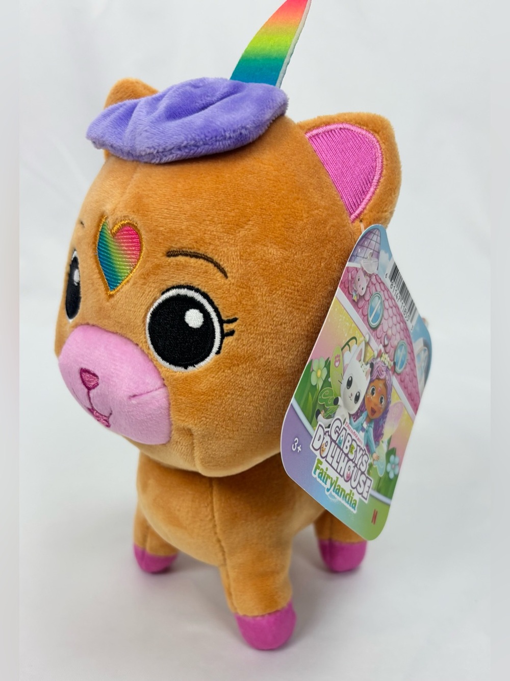 NWT Gabby’s Dollhouse Fairylandia Kiko Kittycorn Plush Stuffed Animal 9”